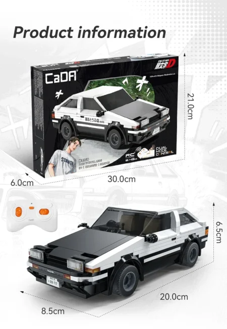 Initial D - Toyota AE86 Trueno con RC (1:20) - Imagen 10