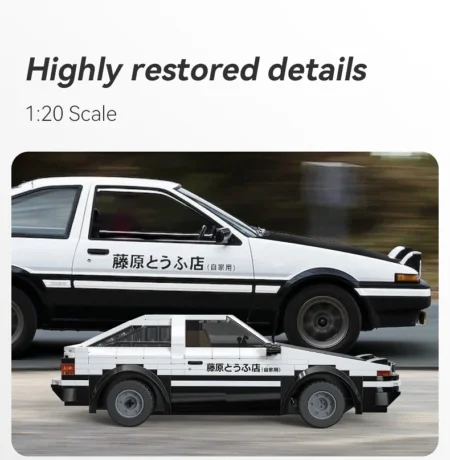 Initial D - Toyota AE86 Trueno con RC (1:20) - Imagen 6